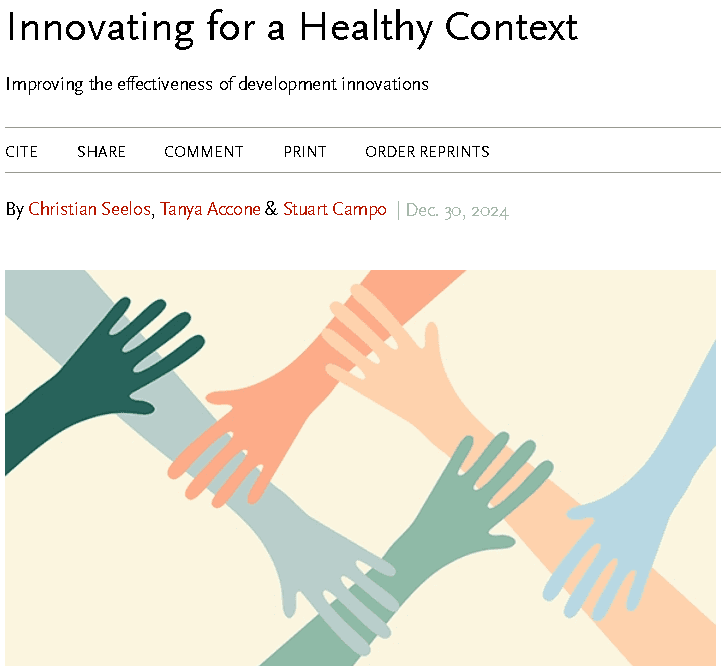 Innovating for a Healthy Context
