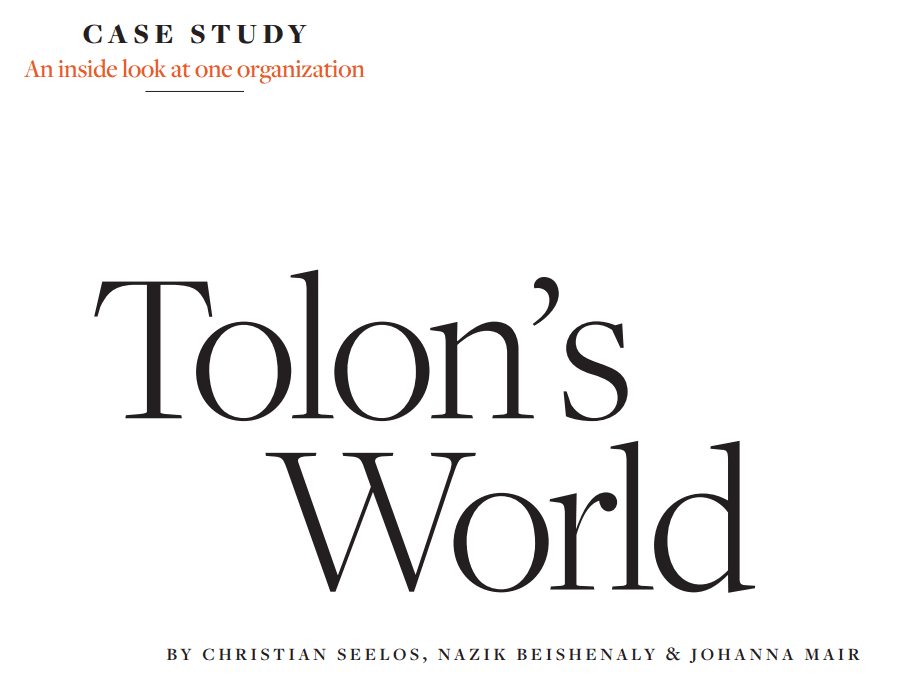 Tolon's World: An Inside Look